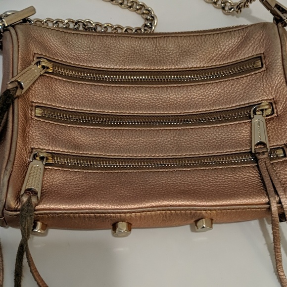 REBECCA MINKOFF ROSE GOLD CROSSBODY - Picture 2 of 8